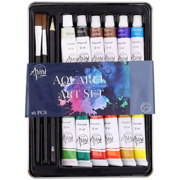 Set akvarelnih barv Nassau Fine Art – 16-delni