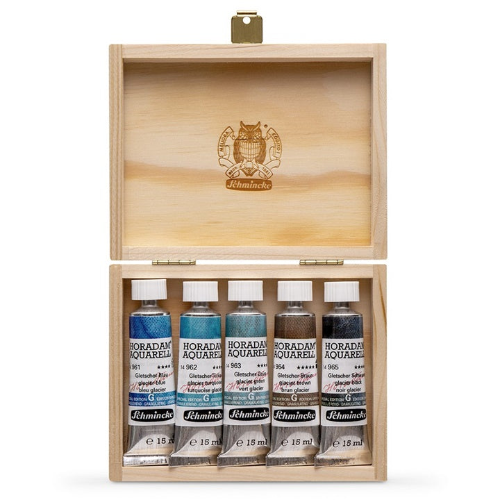 Set akvarelnih barv v tubah Schmincke Super Granulation 5x15ml