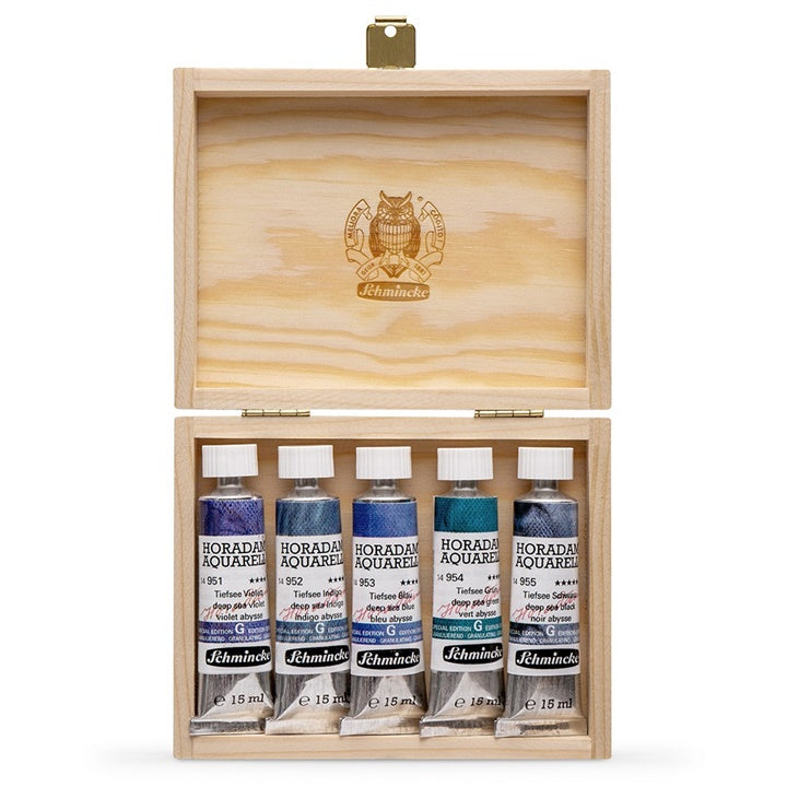 Set akvarelnih barv v tubah Schmincke Super Granulation 5x15ml
