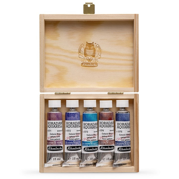Set akvarelnih barv v tubah Schmincke Super Granulation 5x15ml