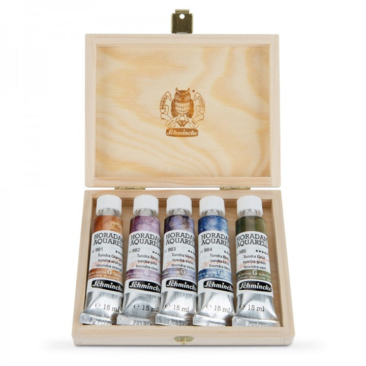 Set akvarelnih barv v tubah Schmincke Super Granulation 5x15ml