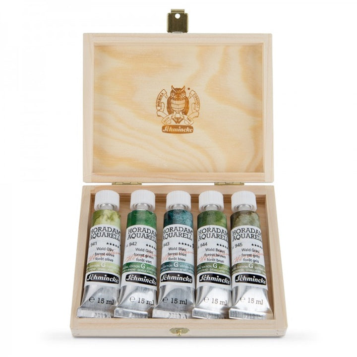 Set akvarelnih barv v tubah Schmincke Super Granulation 5x15ml