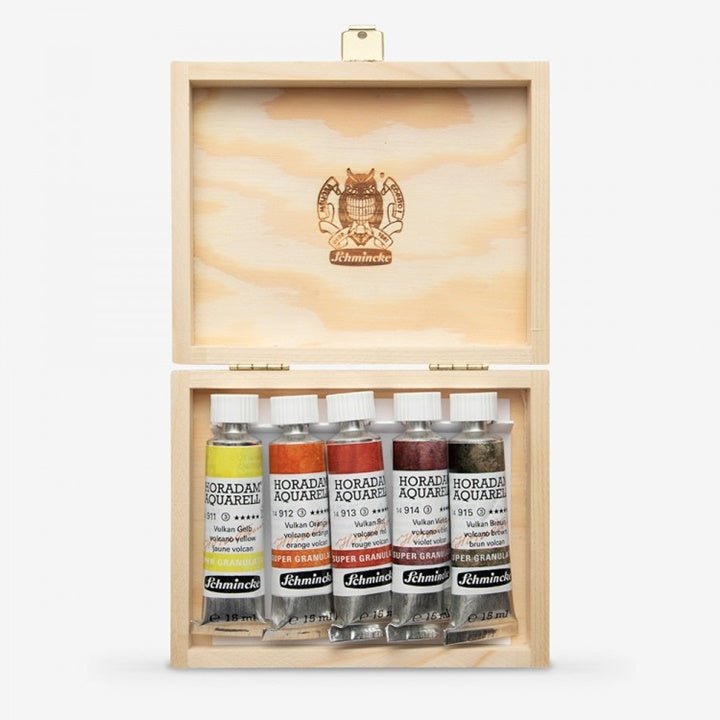 Set akvarelnih barv v tubah Schmincke Super Granulation 5x15ml