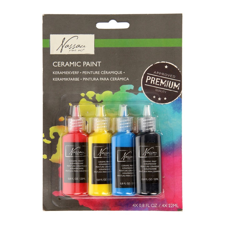 Set barv za porcelan Nassau Fine Art 4 x 22 ml