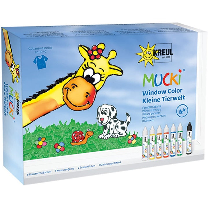 Set barv za steklo MUCKI - Svet malih živali