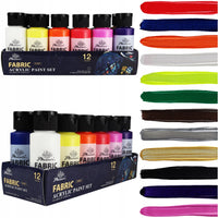 Set barv za tekstil Phoenix 12 x 59 ml