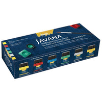 Set bleščečih barv za tekstil JAVANA KREUL - Basic Colors / 6 kos.