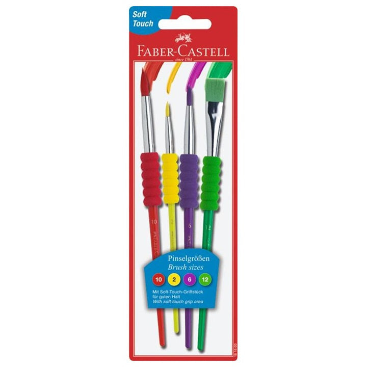 Set čopičev Faber-Castell Soft - 4 kom