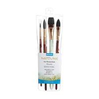 Set čopičev PRINCETON Neptune za akvarel – 4-delni set