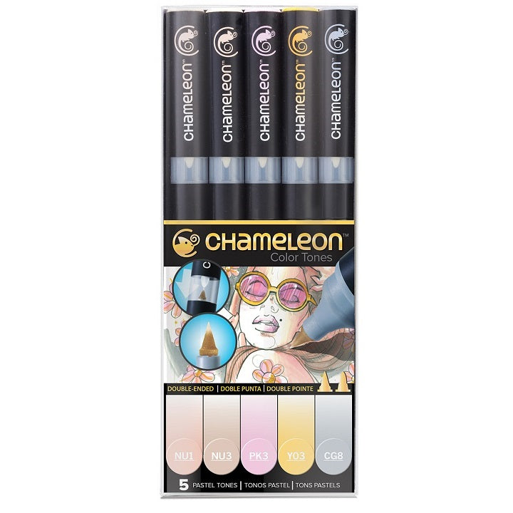 Set flumastrov Chameleon 5 kom - Pastel Tones