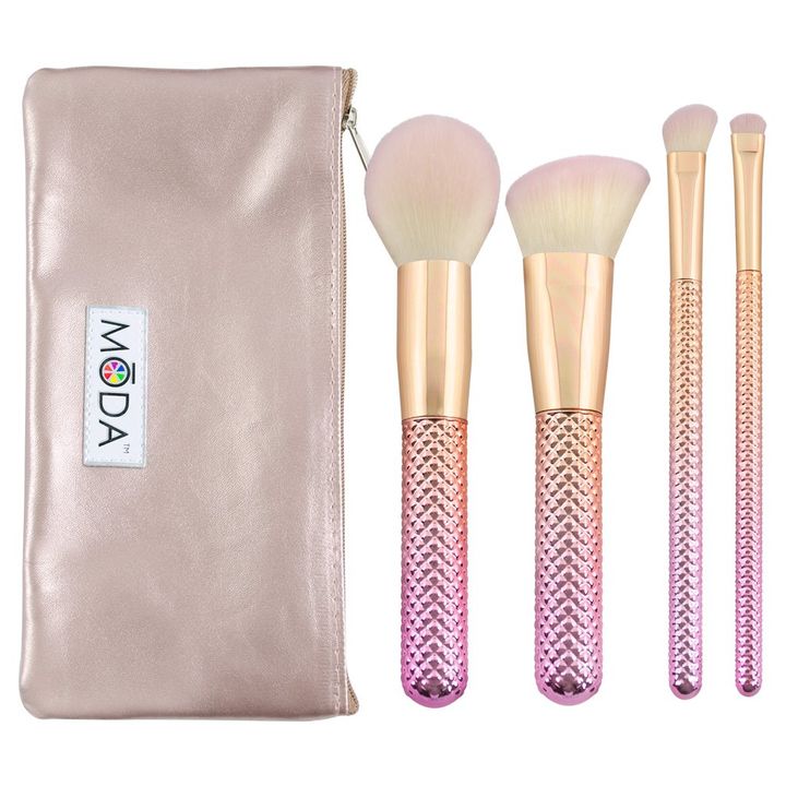 Set kozmetičnih čopičev Complete Kit Rose 5 kos.