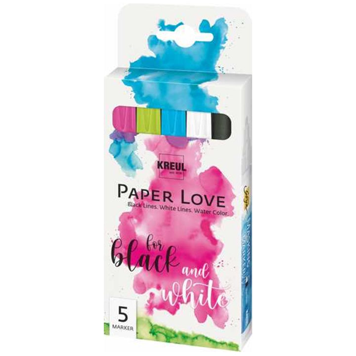 Set markerjev KREUL Paper Love 5 kosov