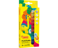 Set mase za modeliranje JOVI naravni plastelin 10 x 15 g
