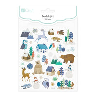 Set nalepk Winter Landscape 33 kosov