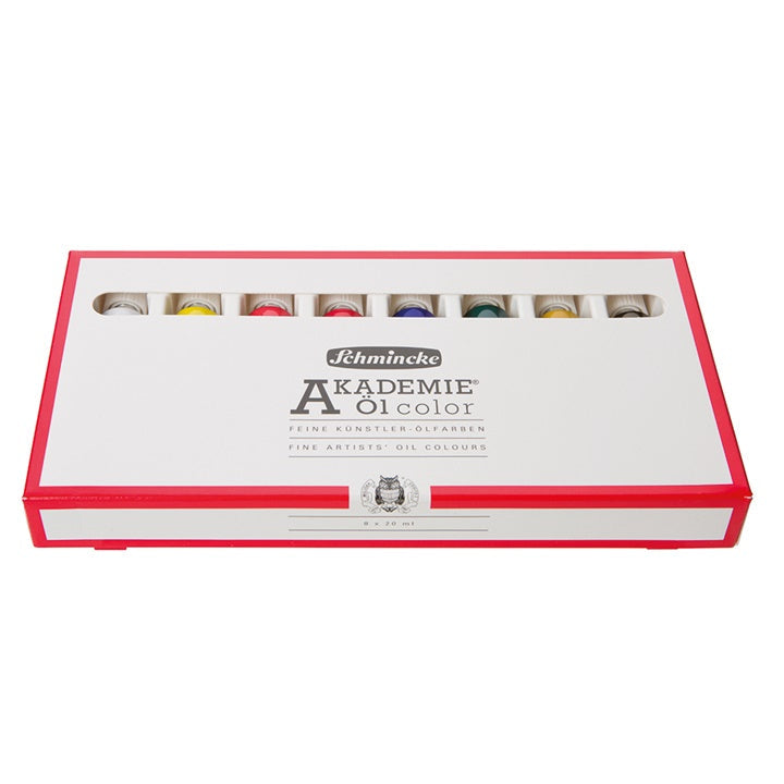 Set oljnih barv Schmincke AKADEMIE 8 x 20 ml