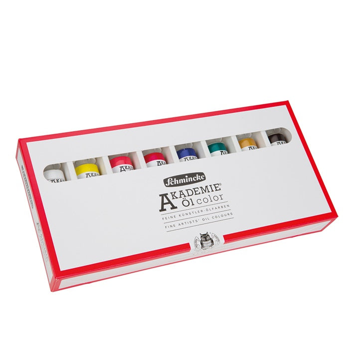 Set oljnih barv Schmincke AKADEMIE 8 x 60 ml