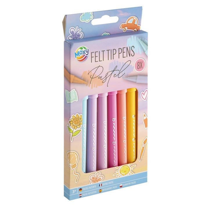 Set pastelnih markerjev 8 kosov