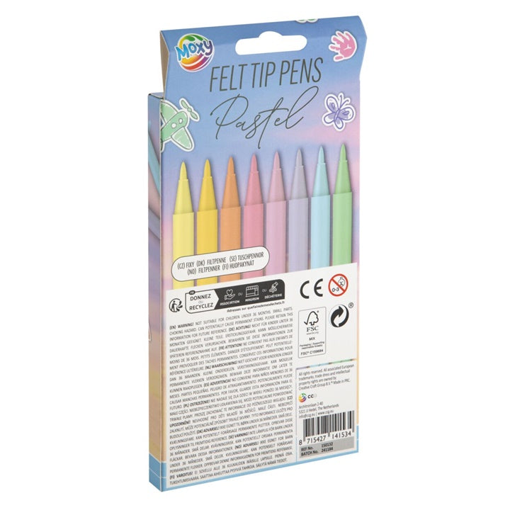 Set pastelnih markerjev 8 kosov – pogled 2