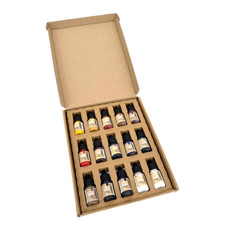 Set pigmentov Jesmonite 15 x 10 g – pogled 2