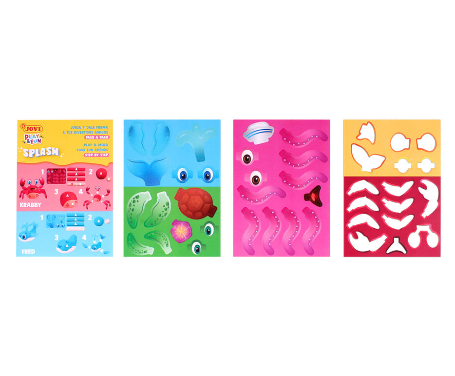 Set plastelina JOVI Play&Fun Splash 360 g v kovčku