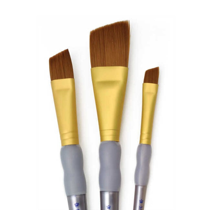 Set poševnih sintetičnih čopičev Royal & Langnickel 3 kosi