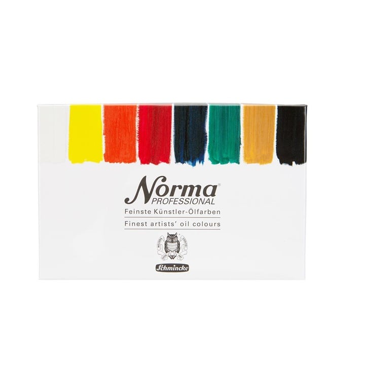 Set profesionalnih oljnih barv v tubah Schmincke Norma Professional 8 x 20 ml