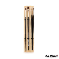 Set slikarskih čopičev Top Acryl 5004 - da Vinci / 4 kosi