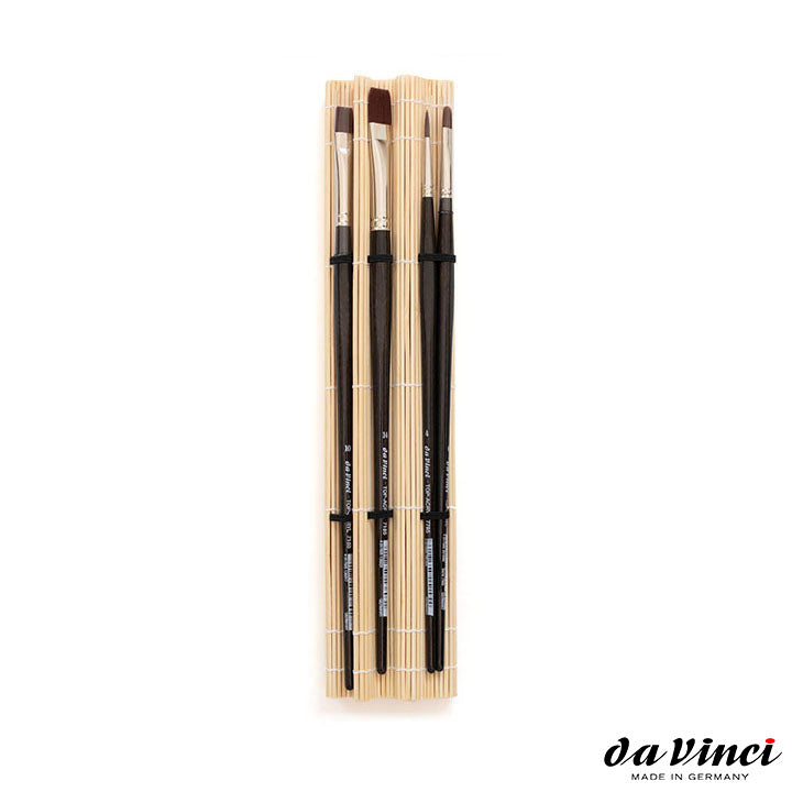 Set slikarskih čopičev Top Acryl 5004 - da Vinci / 4 kosi