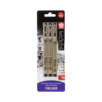 Set tehničnih peres Sakura Pigma Micron - 3 kos
