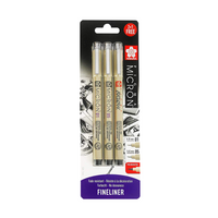 Set tehničnih pisal Sakura Pigma Micron - 3 delni set
