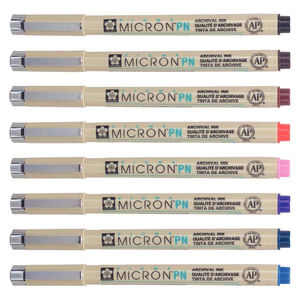 Set tehničnih pisal Sakura Pigma Micron PN - 8 delni set