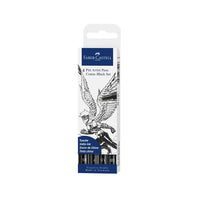 Set umetniških peres Faber-Castell - Comic black set