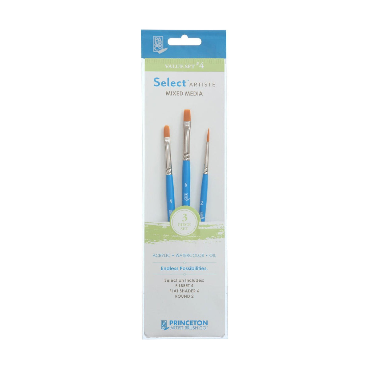 Set univerzalnih čopičev PRINCETON Select - 3-delni set