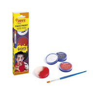 Set za barvanje obraza Scary z dodatki 3 x 8 ml