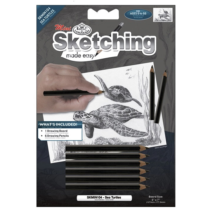 Set za kreativno skiciranje - Želve A5