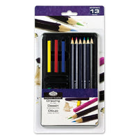 Set za risanje Essentials v kovinski škatli - 13 delni