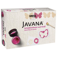 Set za slikanje na tekstilu s šablonami JAVANA KREUL