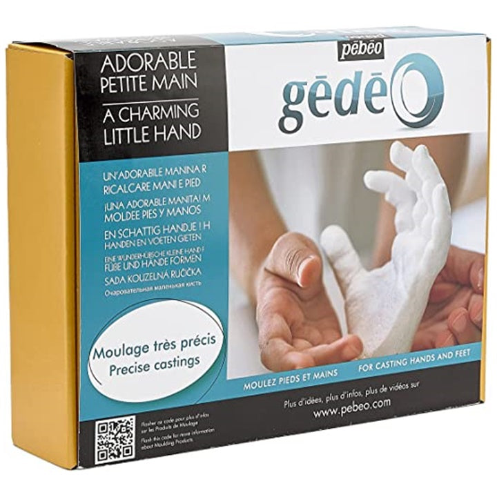 Set za vlivanje odtisov rok in stopal Gédéo Charming little hand Pébéo
