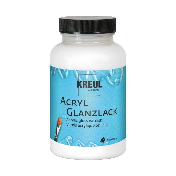 Sijajni akrilni lak 50 / 275 ml na bazi vode Hobby Line | različni volumni – pogled 2