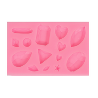 Silikonski kalup - dragulji 9.9x6 3x1.1 cm