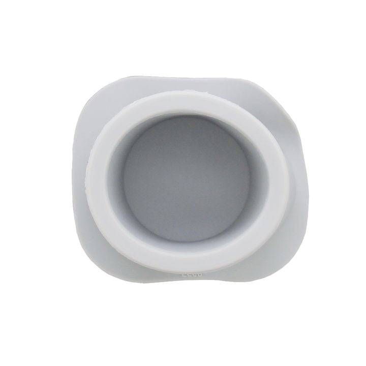 Silikonski kalup za litje 10x6,8 cm - okrogel cvetlični lonček – pogled 2
