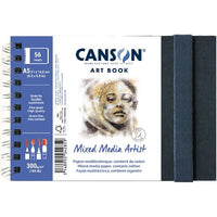 Skicirka CANSON Mix Media Art Book 300 g 56L 14 x 21 cm v trdi vezavi