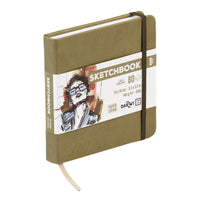 Skicirka DARWI Khaki 14 x 14 cm, 140 g, 80 listov
