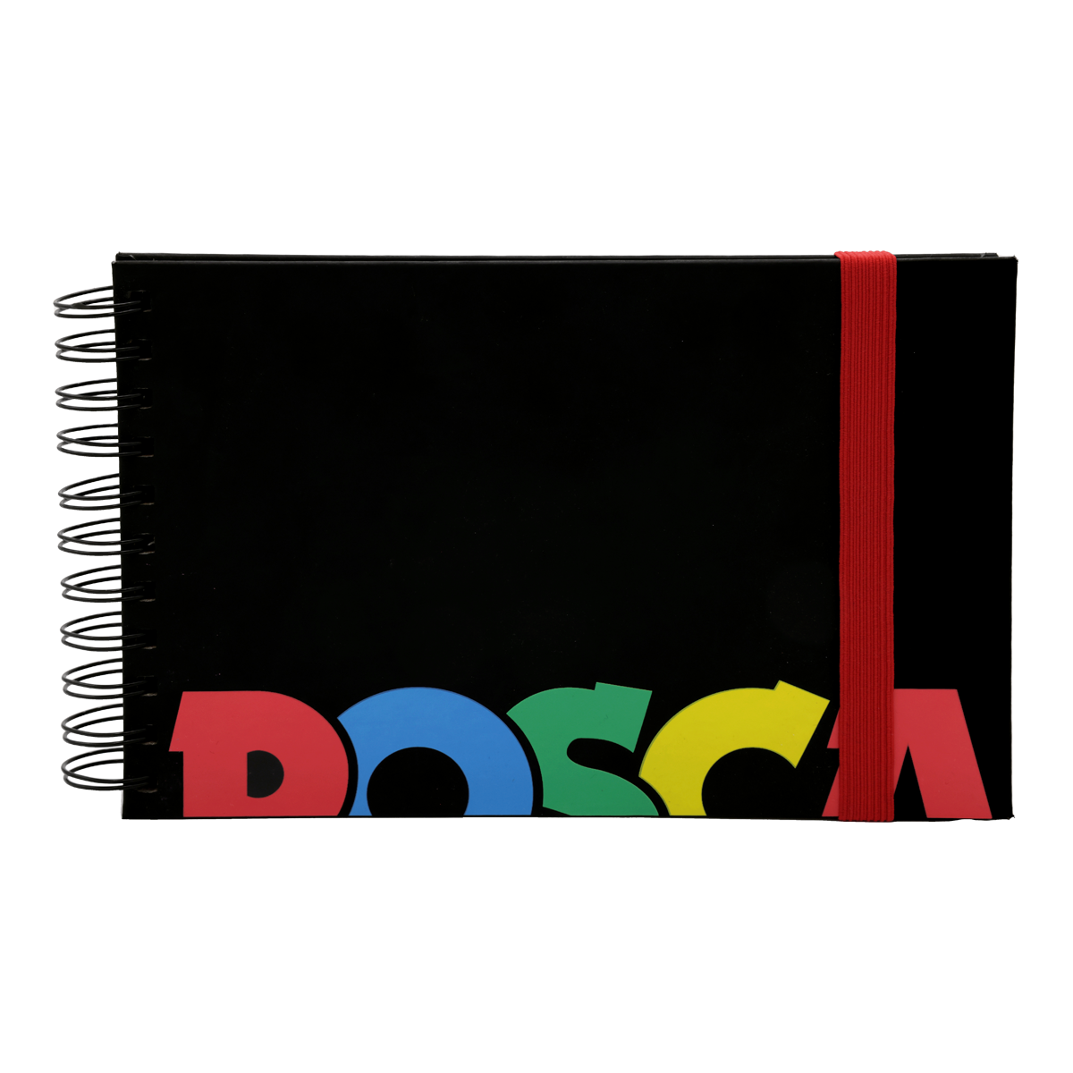 Skicirka Posca, črna, A5, mešanica 3 barv papirja