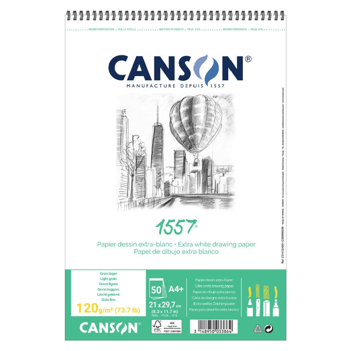 Skicirni blok CANSON 1557 - 120 g, 50 listov