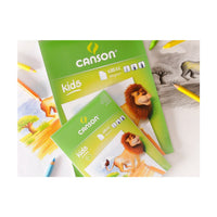 Skicirni blok CANSON Kids 90 g/m² – 30 listov, formati A5 – A4