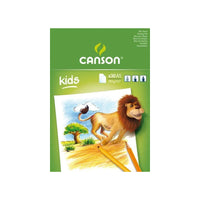 Skicirni blok CANSON Kids 90 g/m² – 30 listov, formati A5 – A4