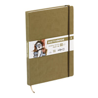 Skicirni blok DARWI Khaki A4, 140 g/m², 80 listov