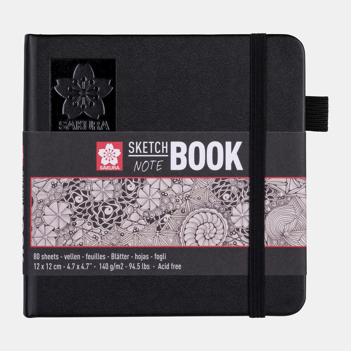 Skicirni blok SAKURA 140 g/m² – 80 listov, 9 – 21 cm