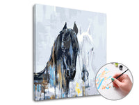 Slikanje po številkah HORSE MAJESTY | nizka težavnost – pogled 3
